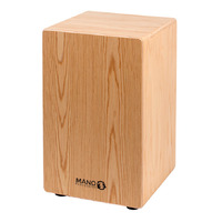 MANO PERCUSSION CAJON With Adjustable Snares and Carry Bag Maple