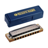 HOHNER 15-M533037D Blues Harp Harmonica Small Pack in D 10 Holes 20 Reeds