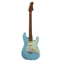 CRAFTER Modern Seoul S Style Electric Guitar with H/S/S Pickups in Day Blue