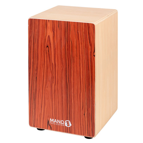 MANO PERCUSSION CAJON With Adjustable Snares and Carry Bag Rosewood