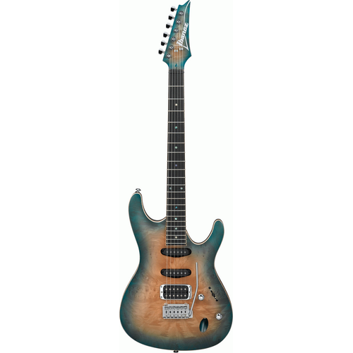 IBANEZ SA460MBW 6 String Electric Guitar in Sunset Blue Burst