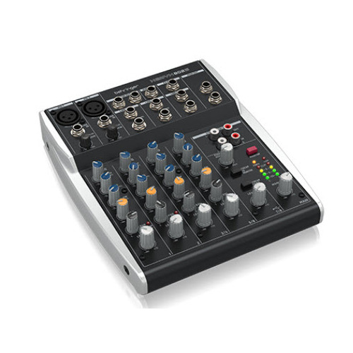 BEHRINGER XENYX 802S 08 CHANNEL MIXER WITH USB (2 x XLR's) NEW MODEL