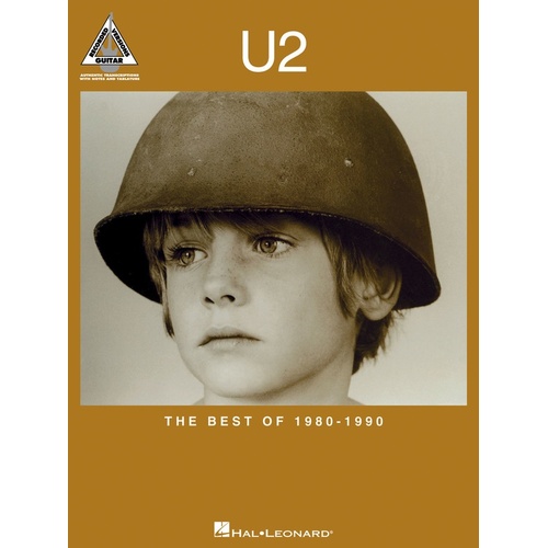 U2 THE BEST OF 1980-1990 Guitar Recorded Versions NOTES & TAB