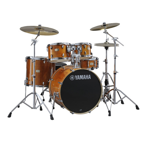 YAMAHA Stage Custom Birch 22 Inch 5 Piece Kit 10/12/16/22/14 & HW780 Honey Amber