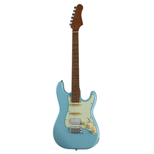 CRAFTER Modern Seoul S Style Electric Guitar with H/S/S Pickups in Day Blue